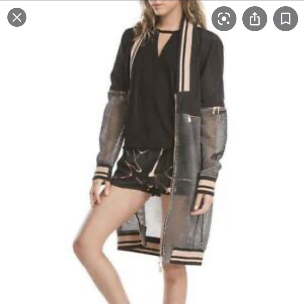 Street style long jacket